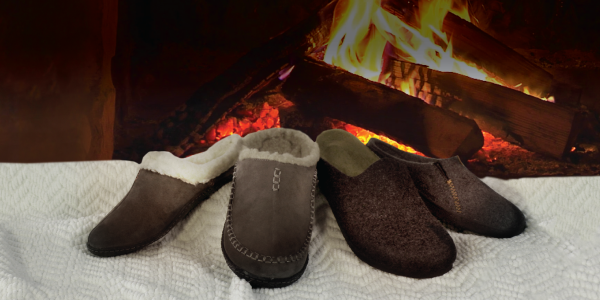 Home footwear can support your feet, while keeping you warm and cozy.