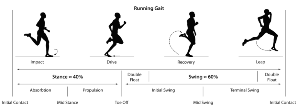 Stance phase deals running