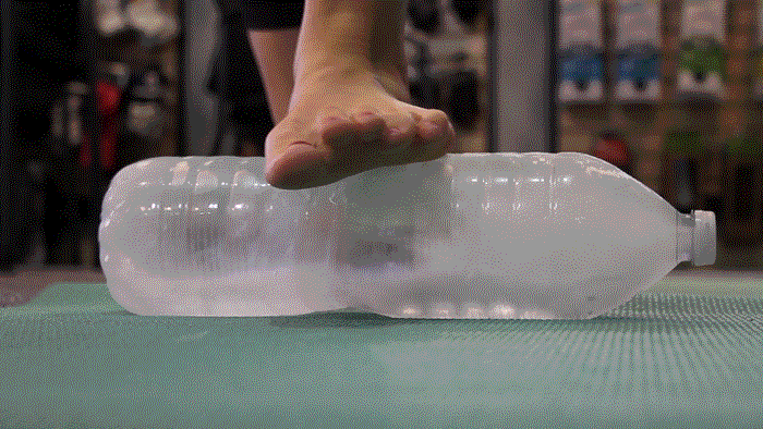 Frozen Water Bottle Roll Out